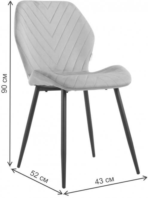 Стул на металлокаркасе Valencia оливковый