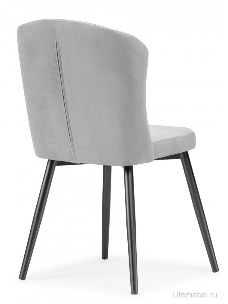 Стул на металлокаркасе Алиссум velutto 52 / черный