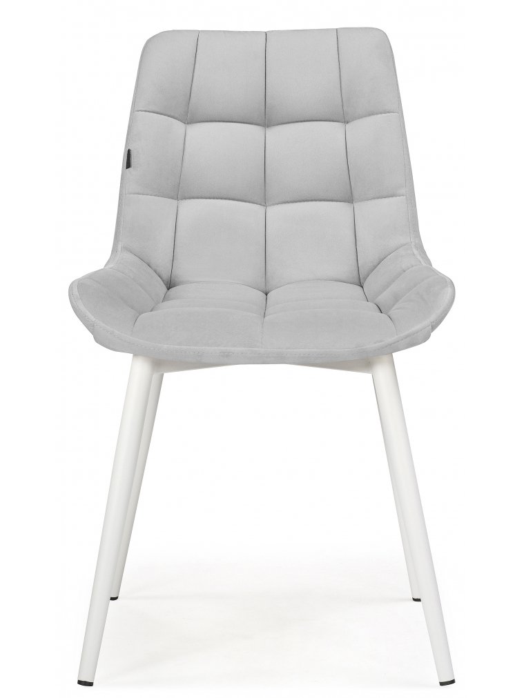 Стул на металлокаркасе Алст velutto 52 / белый