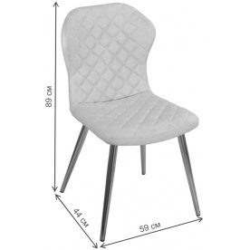 Стул на металлокаркасе Анкона Z-4 ХР61