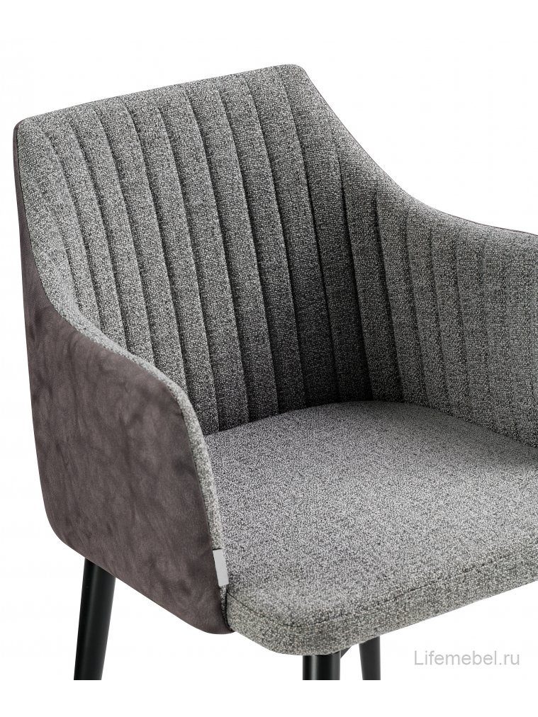 Стул на металлокаркасе Arizona антрацит меланж FC-09 / MF-03