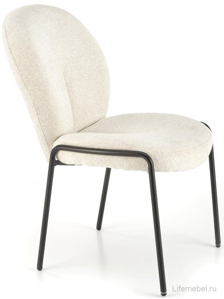 Стул на металлокаркасе Асмаль кремовый