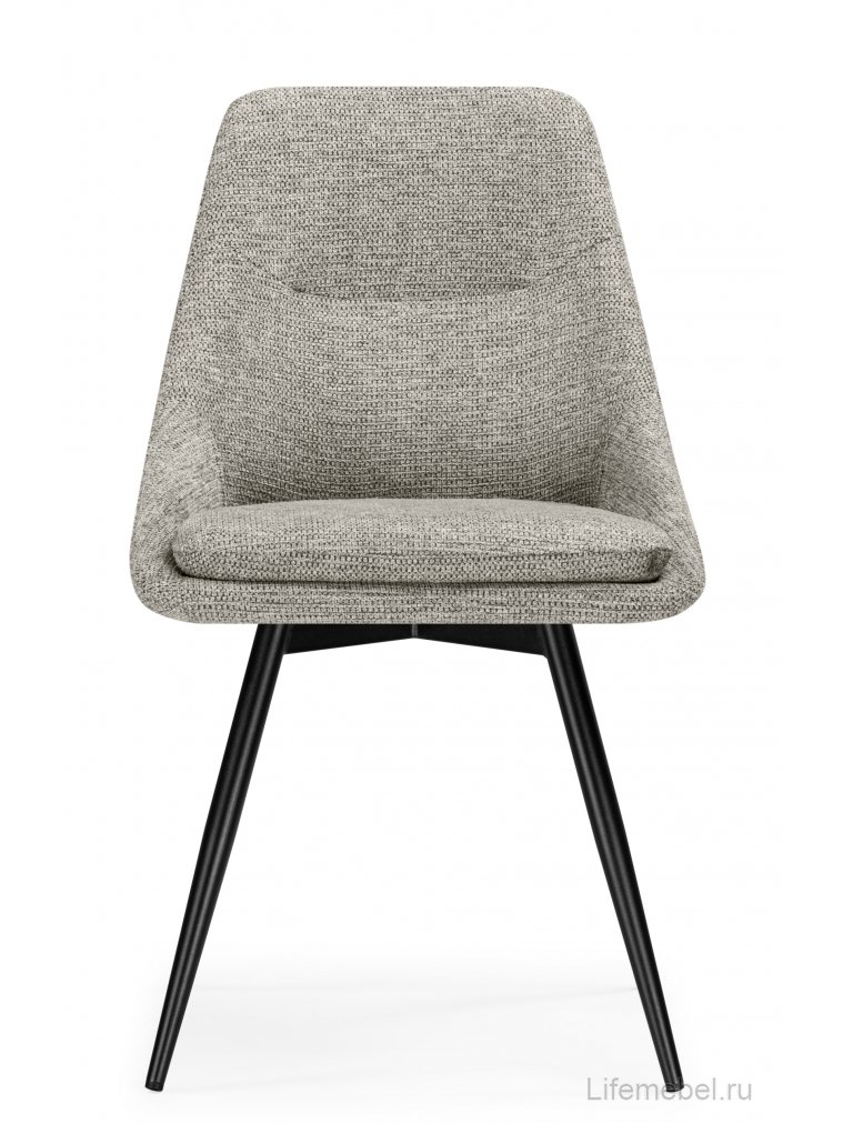 Стул на металлокаркасе Avian вращающийся светло-серый / черный