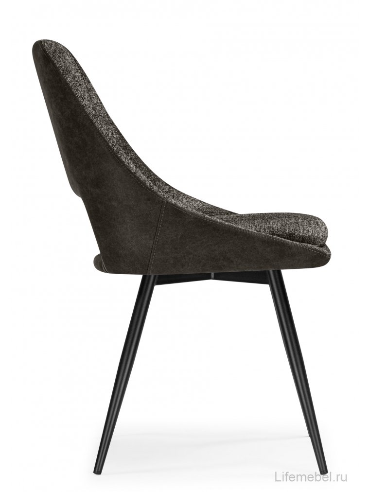 Стул на металлокаркасе Avianus вращающийся коричневый / черный