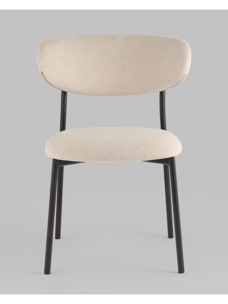 Стул на металлокаркасе Лайла, бежевый