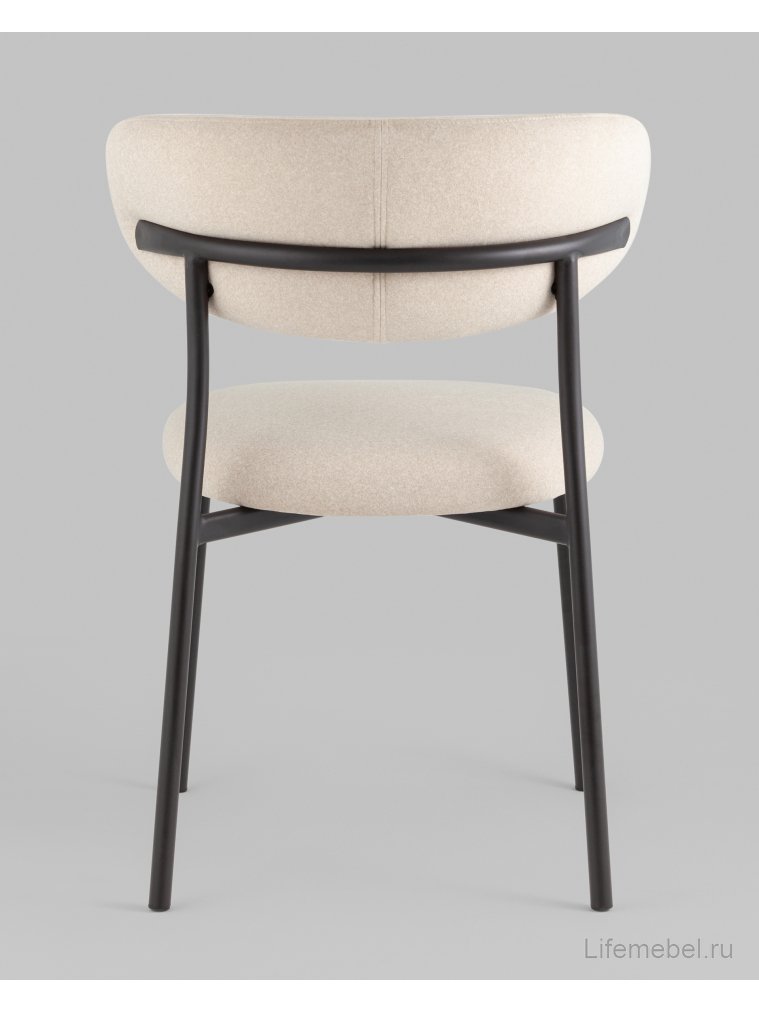 Стул на металлокаркасе Лайла, бежевый