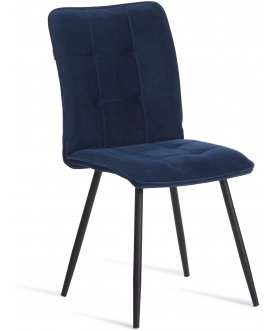 Стул на металлокаркасе Bari/Бари велюр blue (синий)