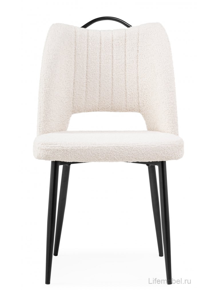 Стул на металлокаркасе Barton beige / black