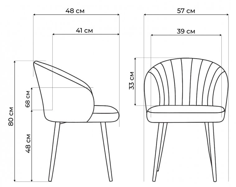 Стул на металлокаркасе Бэнбу крутящийся marseille 16 данс / черный