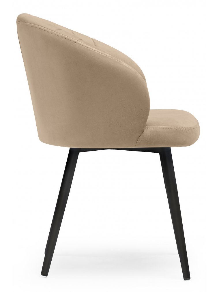 Стул на металлокаркасе Бэнбу velutto 05 / черный