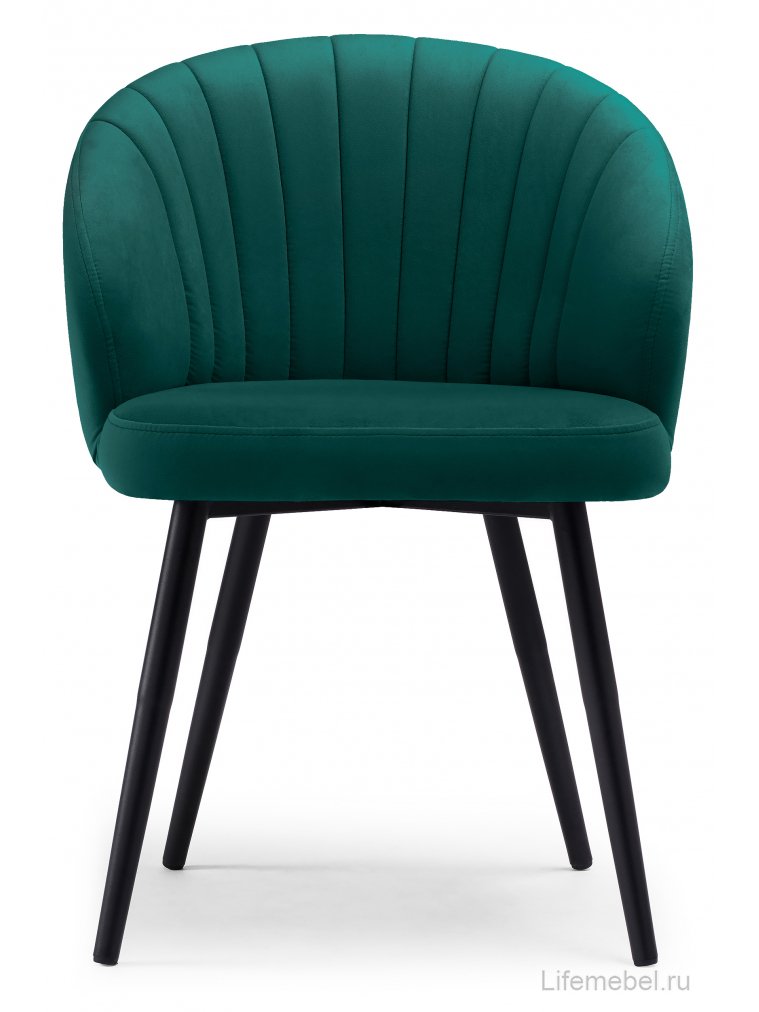 Стул на металлокаркасе Бэнбу velutto 20 / черный 