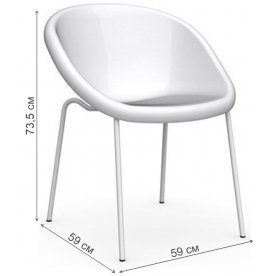 Стул на металлокаркасе Bloom