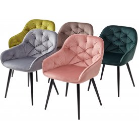 Стул на металлокаркасе Breeze bluvel-38