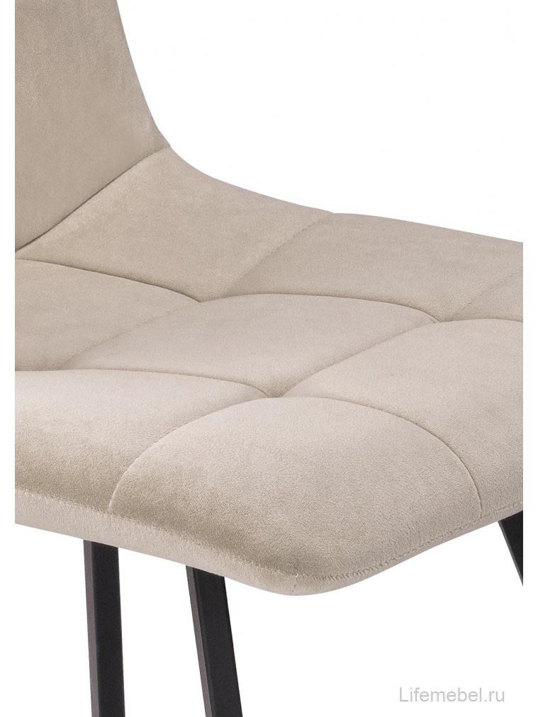 Стул на металлокаркасе Bruk beige / black