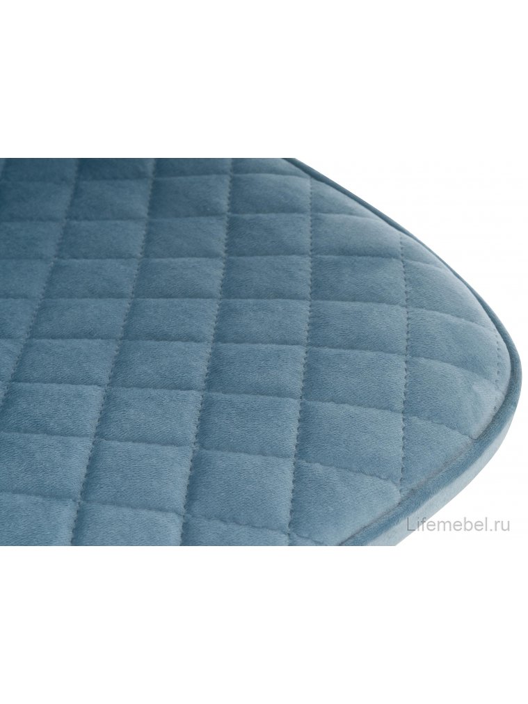 Стул на металлокаркасе Capri blue / wood