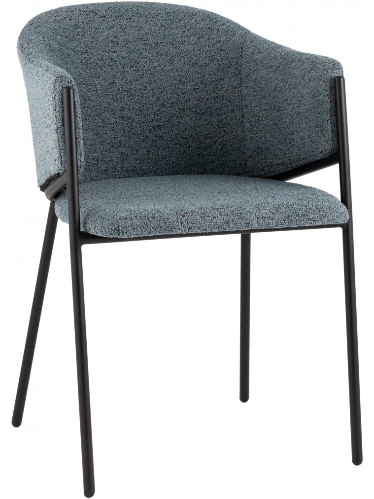 Стул на металлокаркасе Carmel голубой