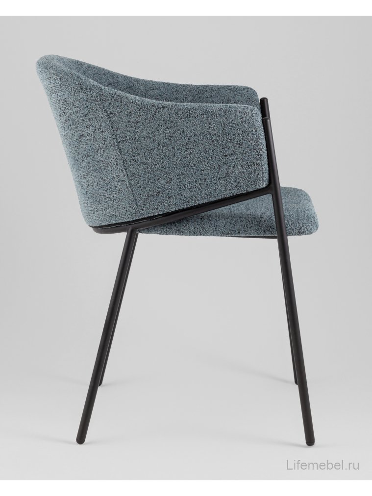 Стул на металлокаркасе Carmel голубой