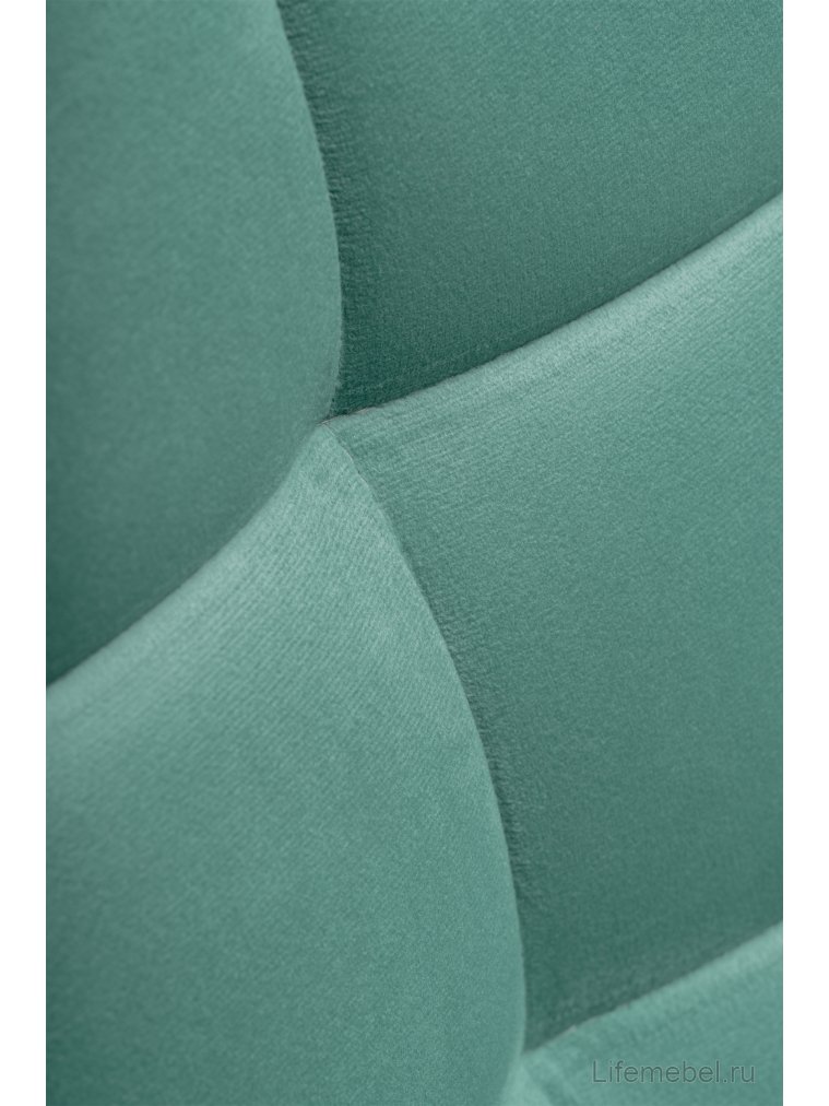 Стул на металлокаркасе Челси бирюзовый / черный