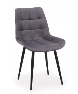 Стулья на металлокаркасе Челси 360 темно-серый (zd 995) / черный