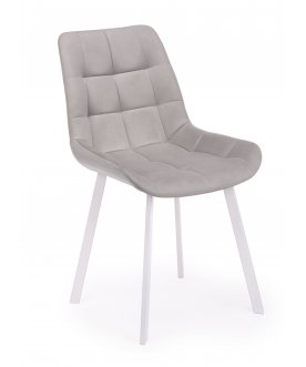 Стул на металлокаркасе Челси П латте (zd 290) / белый