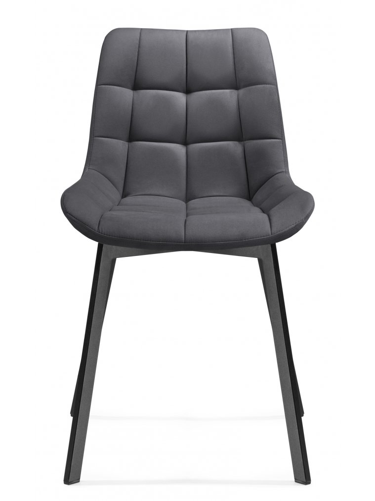 Стул на металлокаркасе Челси темно-серый 996 / черный