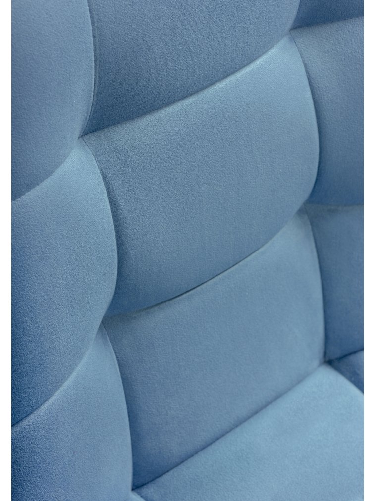 Стул на металлокаркасе Чилли К голубой / черный