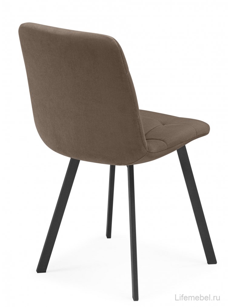 Стул на металлокаркасе Чилли коричневый / черный