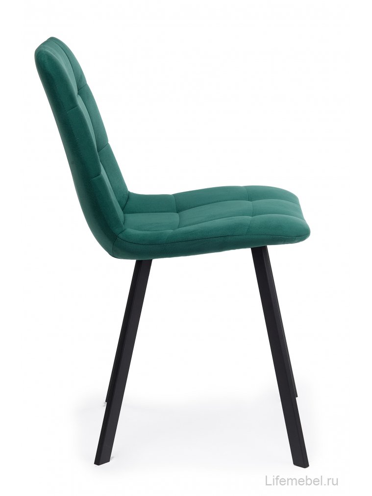 Стул на металлокаркасе Чилли зеленый / черный