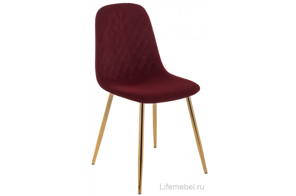 Стул на металлокаркасе Dabl wine red