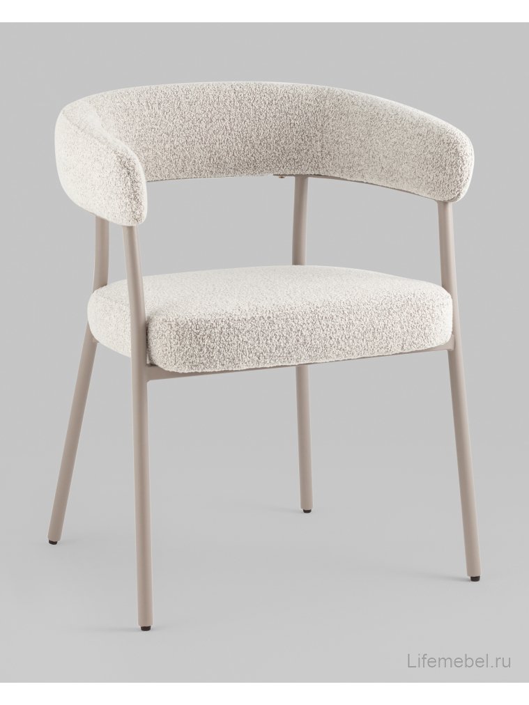 Стул на металлокаркасе Бемби, серый