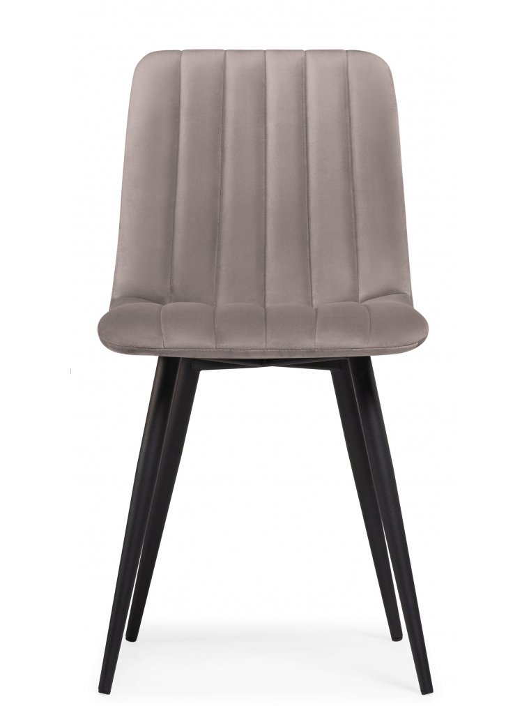 Стул на металлокаркасе Дани латте (zd 290) / черный