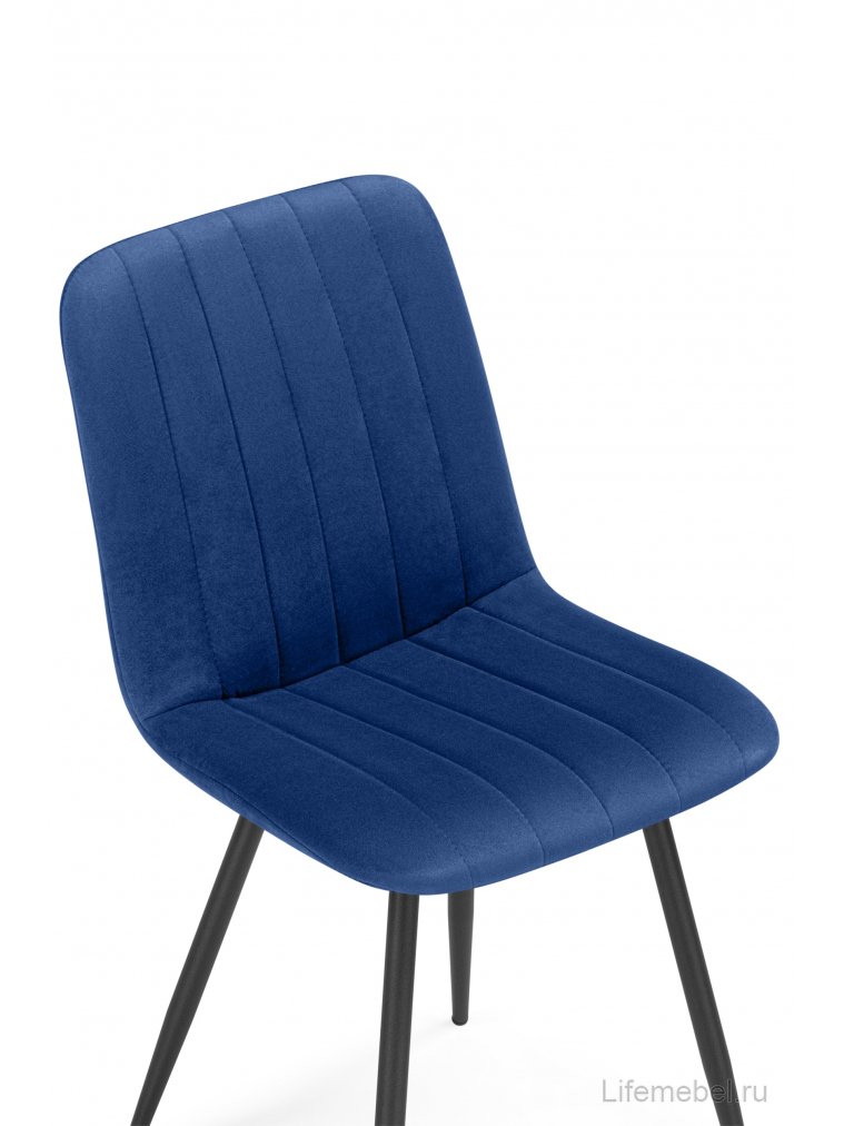 Стул на металлокаркасе Дани синий (zd 798) / черный