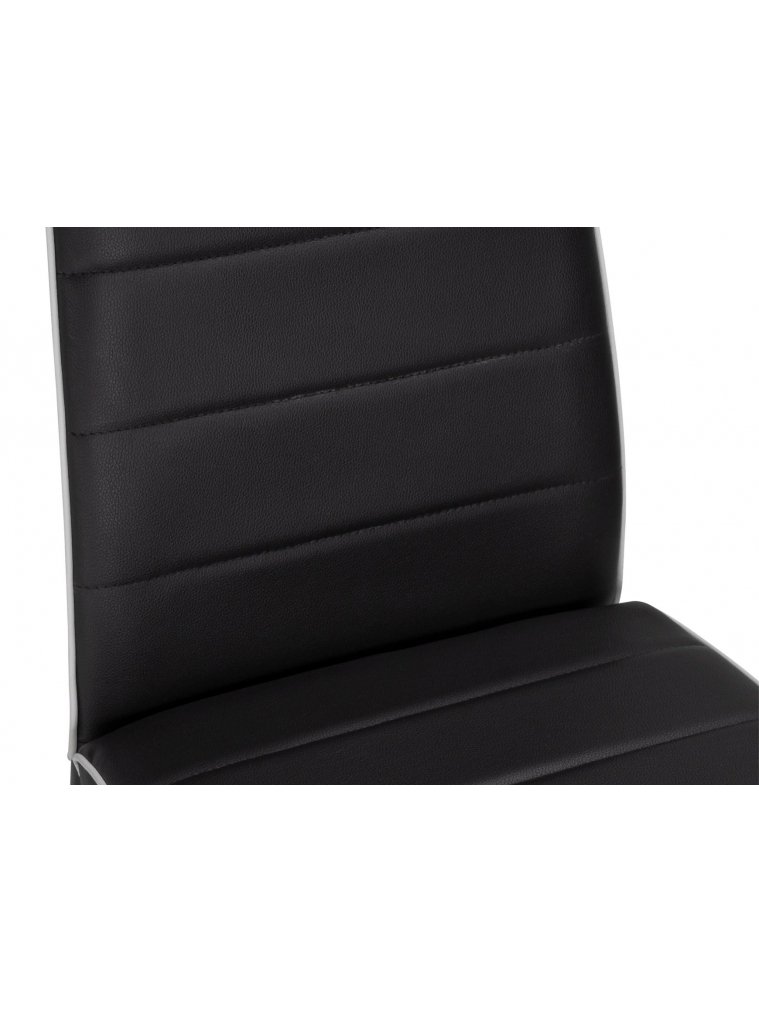 Стул на металлокаркасе DC2-001 002 black / chrome