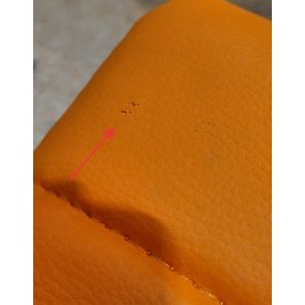 Стул на металлокаркасе DC2-001 orange / chrome DC2-001