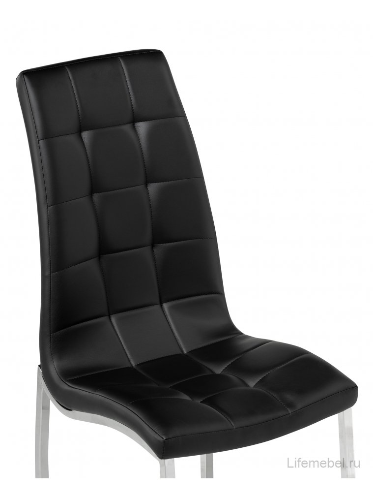 Стул на металлокаркасе DC2-092-2 black / chrome