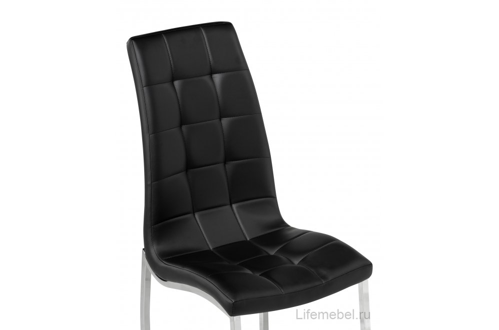 Стул на металлокаркасе DC2-092-2 black / chrome