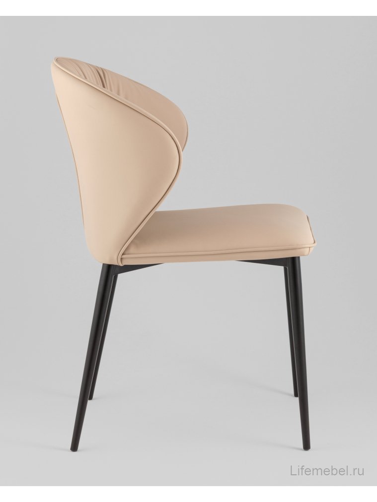 Стул на металлокаркасе Deia кремовый