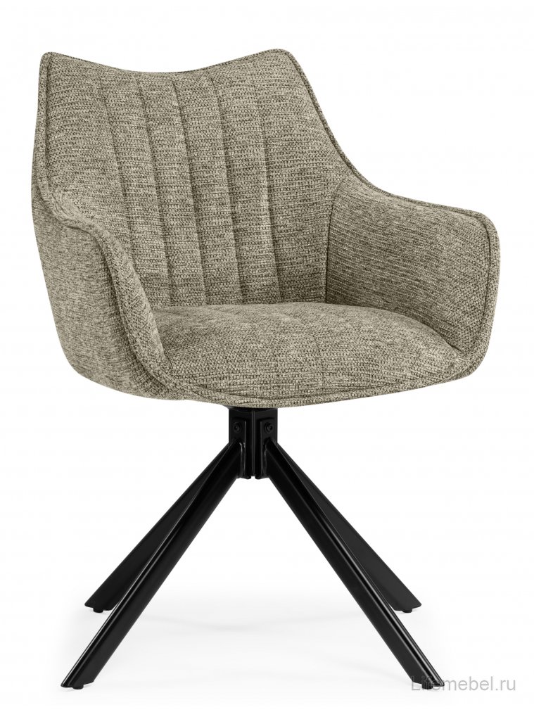 Стул на металлокаркасе Denever beige / black