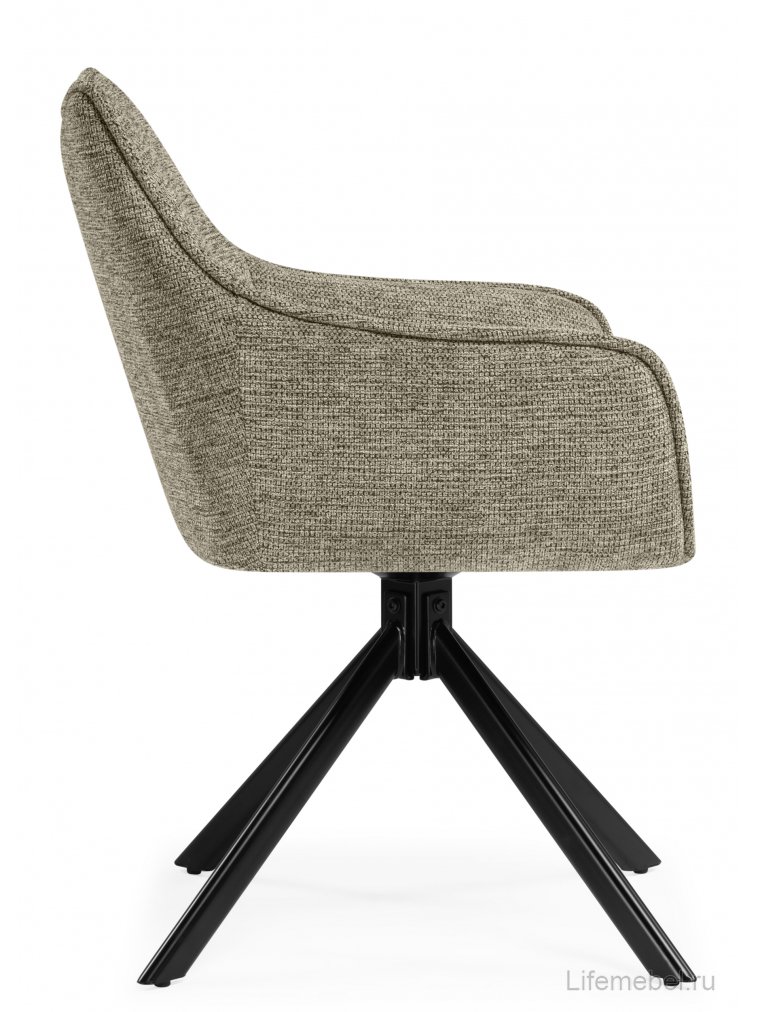 Стул на металлокаркасе Denever beige / black