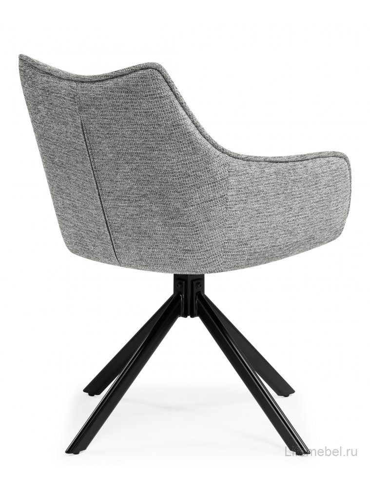 Стул на металлокаркасе Denever gray / black