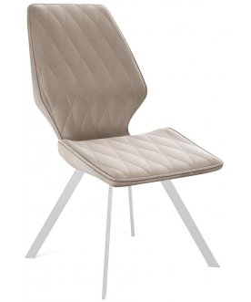 Стул на металлокаркасе 242М b03 beige / белый