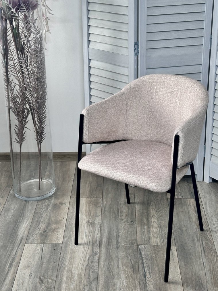 Стул на металлокаркасе Дилл бежевый