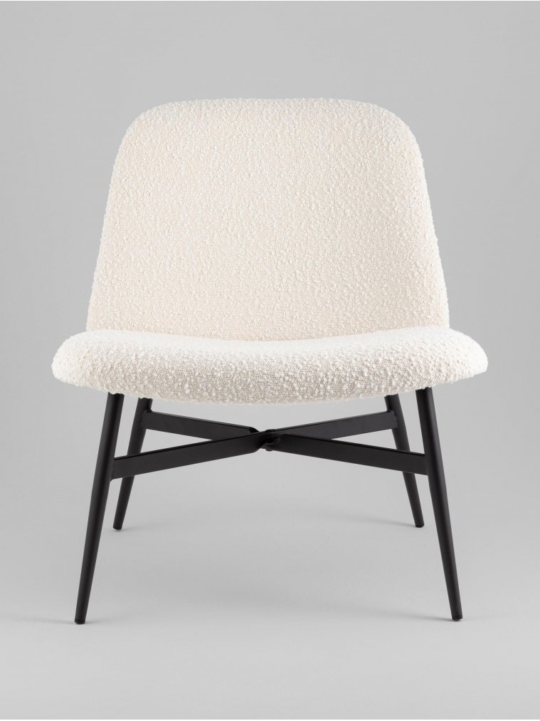 Стул на металлокаркасе Лэйм, белый