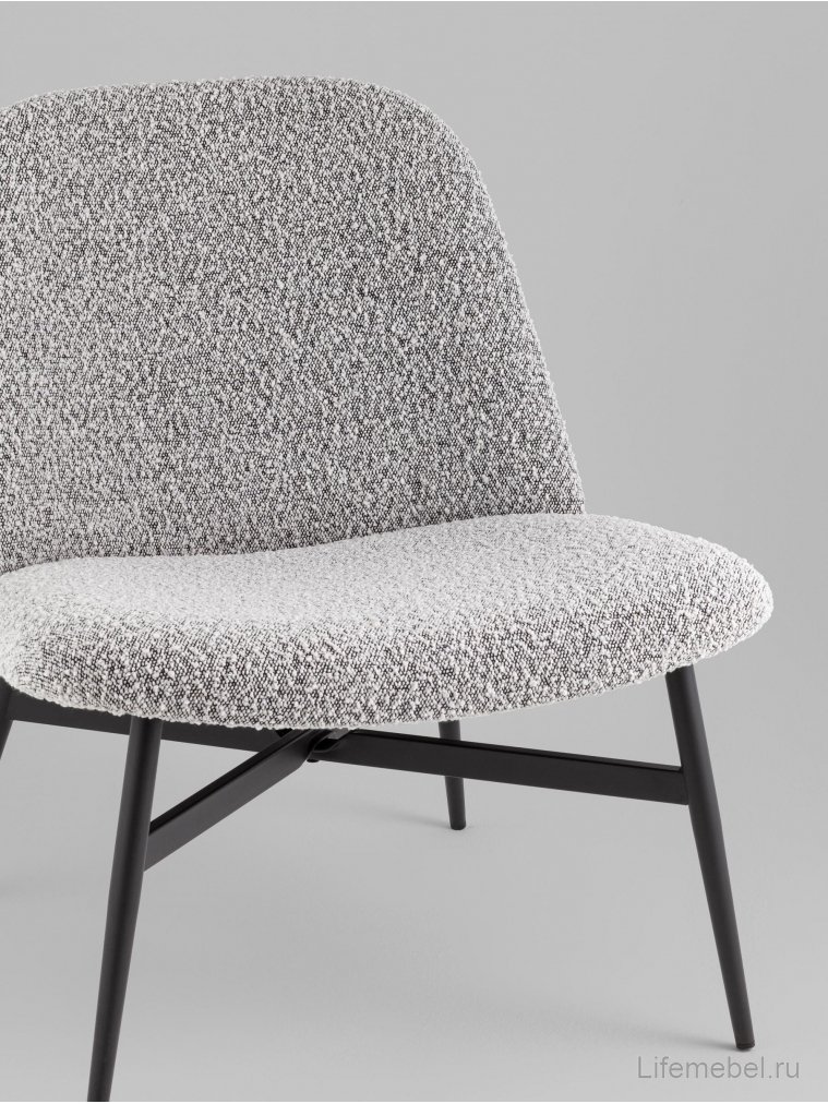 Стул на металлокаркасе  Лэйм, серый