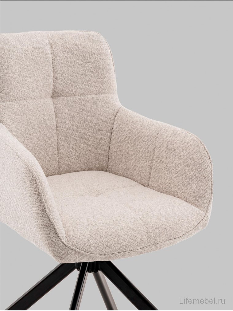 Стул на металлокаркасе Мерик кремовый