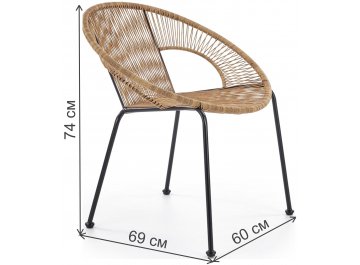 Стул на металлокаркасе Bari