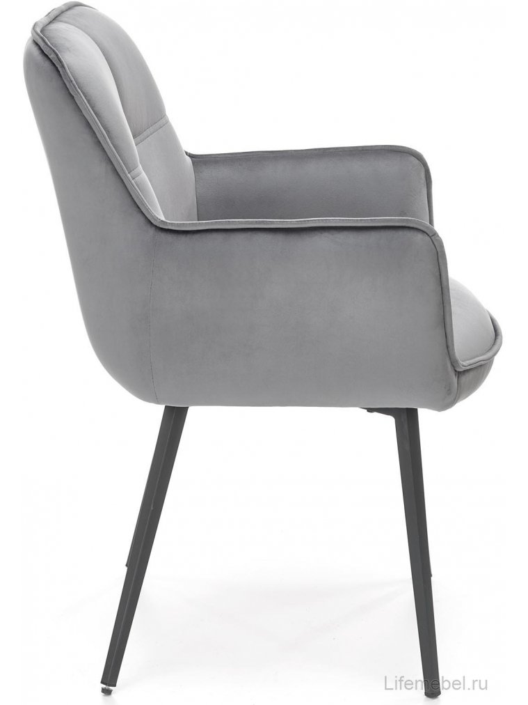 Стул на металлокаркасе K463 серый