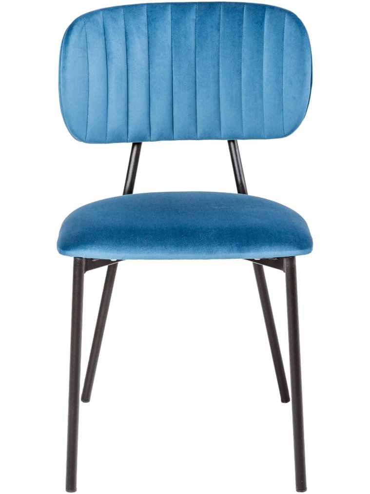 Стул на металлокаркасе Fendi блю