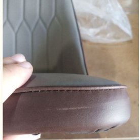 Стул на металлокаркасе Flor gray / brown / black