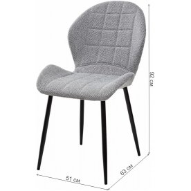 Стул на металлокаркасе Flower TRF-08